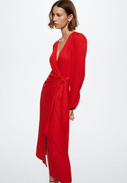 MANGO - Dress piusa - red
