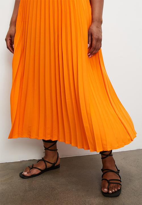 Superbalist - Midaxi pleated skirt - orange