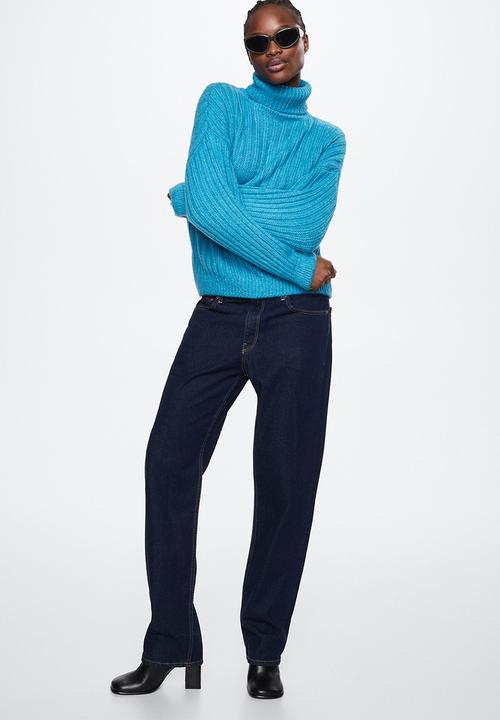 MANGO - Sweater pitufo - medium blue