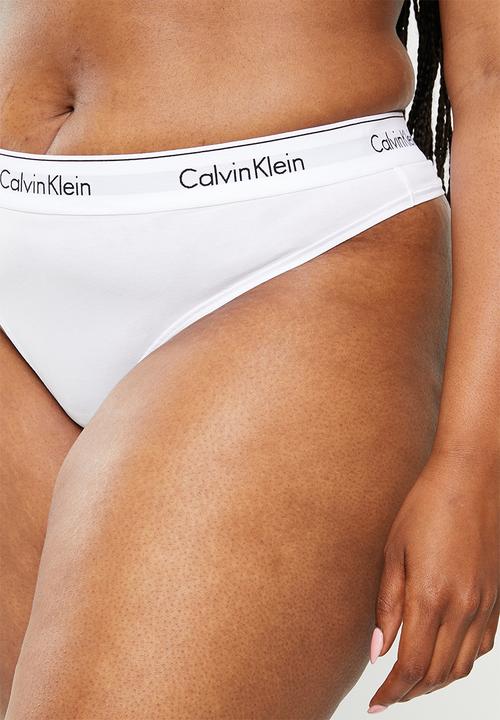 Calvin Klein - Ck thong000q - white