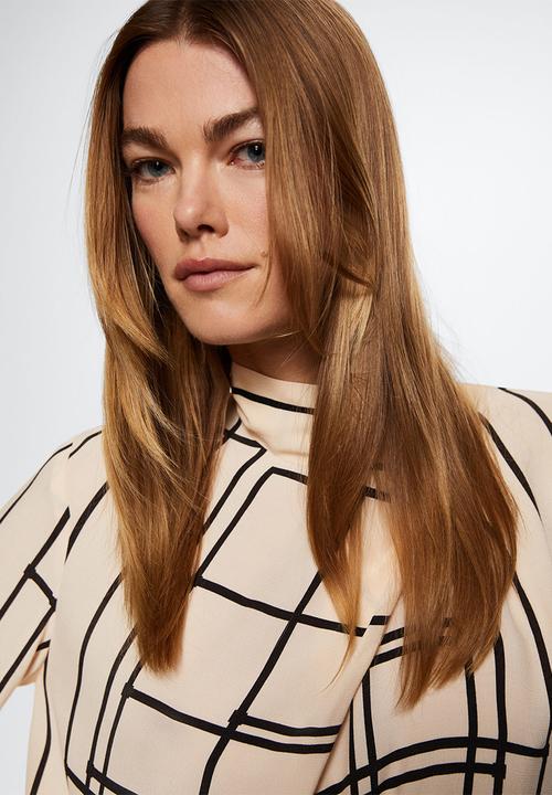 MANGO - Blouse tina - light beige