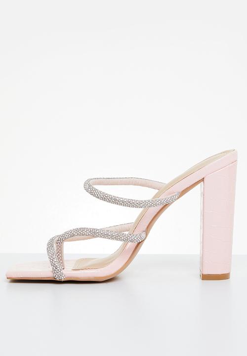 SIMMI London - Heera-7 toe loop block mule - pink