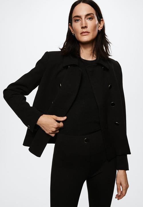 MANGO - Leggings blasa - black