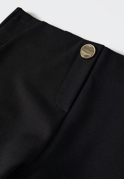 MANGO - Leggings blasa - black