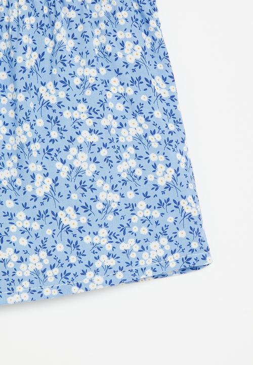 Superbalist - Floral printed short - sky blue 