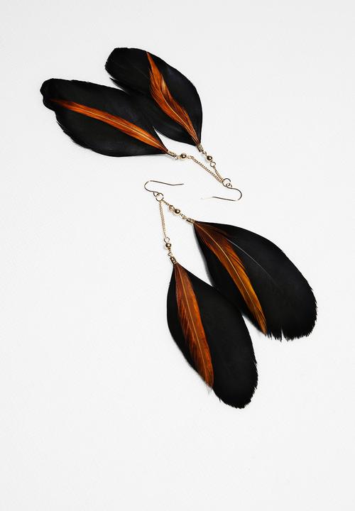 New Look - Layered Feather Earings