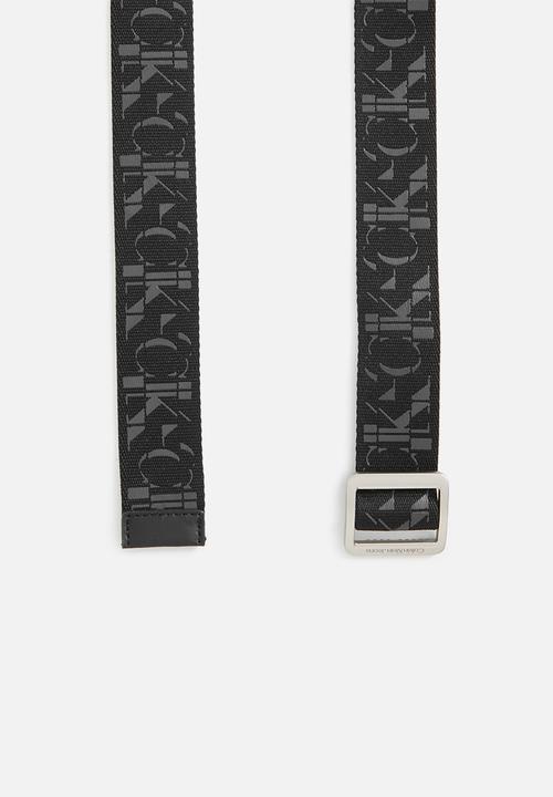 Calvin Klein - Slider adjustable belt - black