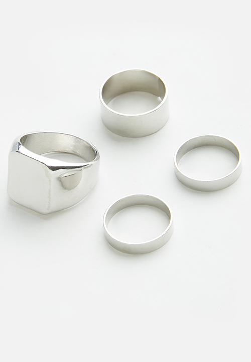 Superbalist - Ori ring set - silver