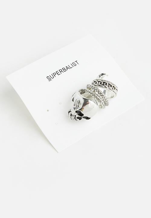 Superbalist - Noe ring set - silver