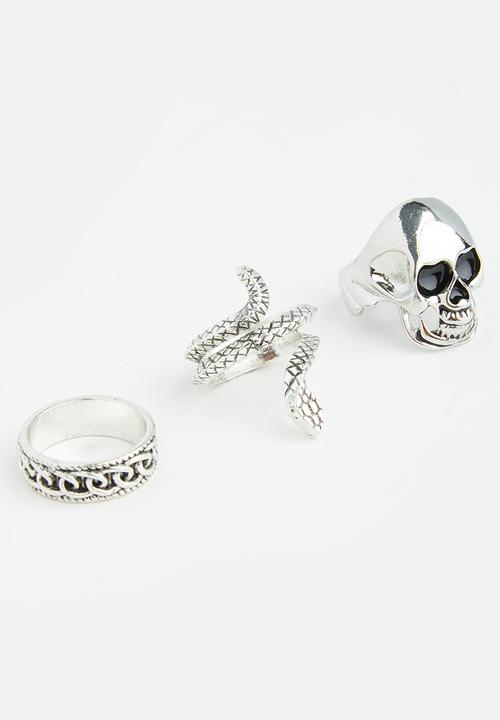 Superbalist - Noe ring set - silver