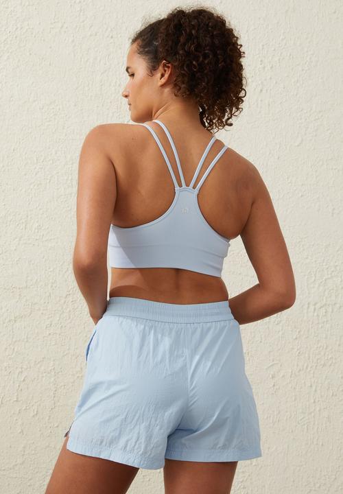 Cotton On - Seamless strappy back crop - silky blue