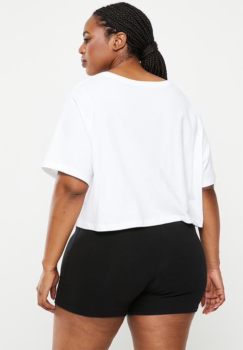 Nike - Plus w nsw tee oc 1 crop - white