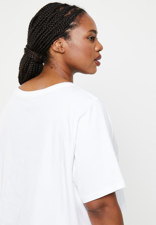 Nike - Plus w nsw tee oc 1 crop - white