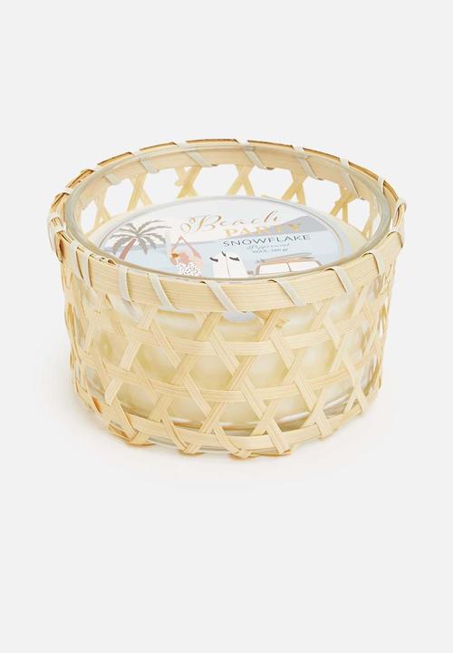 H&S - Candle in bamboo - beach party