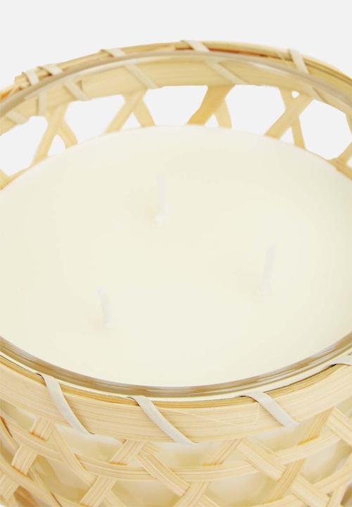 H&S - Candle in bamboo - beach party