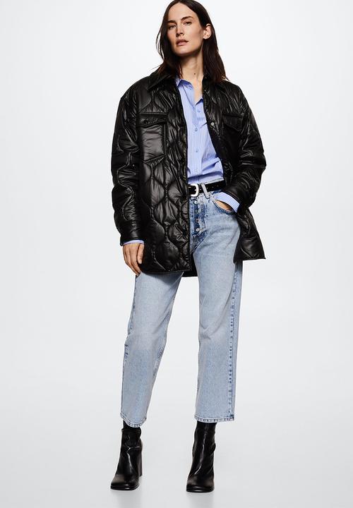 MANGO - Anorak muuu - black