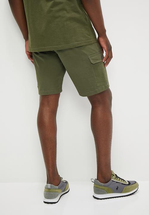 Lark & Crosse - Cargo short - olive