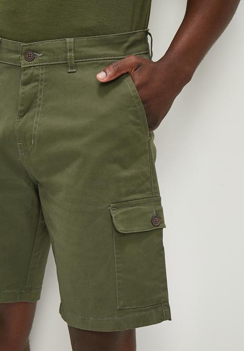 Lark & Crosse - Cargo short - olive