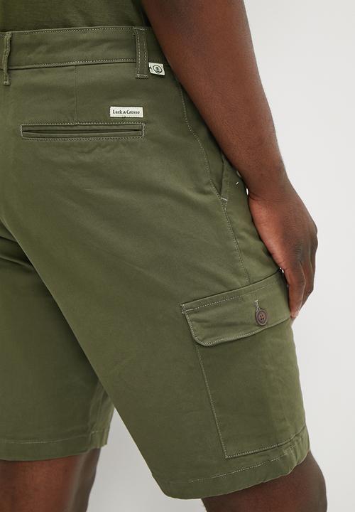 Lark & Crosse - Cargo short - olive