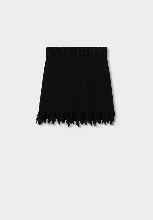 MANGO - Skirt bilma - black