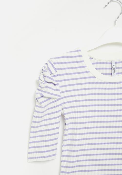 HAILYS - 3/4 v tp lenja - lavender stripe
