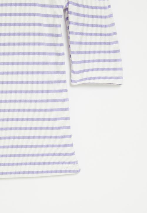 HAILYS - 3/4 v tp lenja - lavender stripe