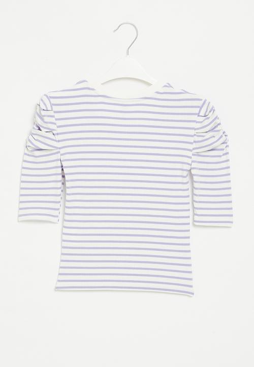 HAILYS - 3/4 v tp lenja - lavender stripe