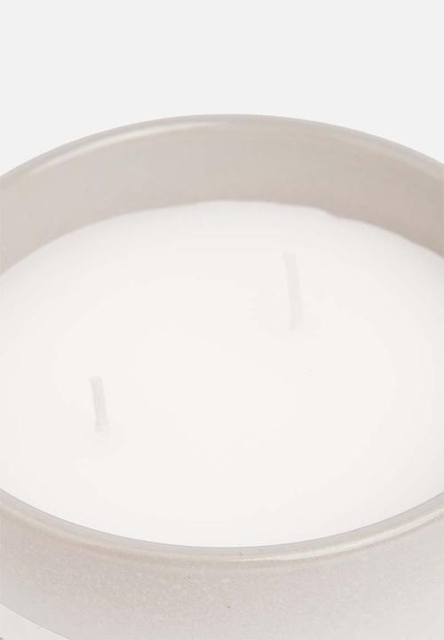 H&S - Scented candle in pot - grey