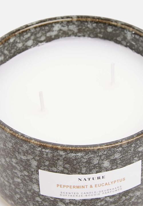 H&S - Scented candle in pot - charcoal