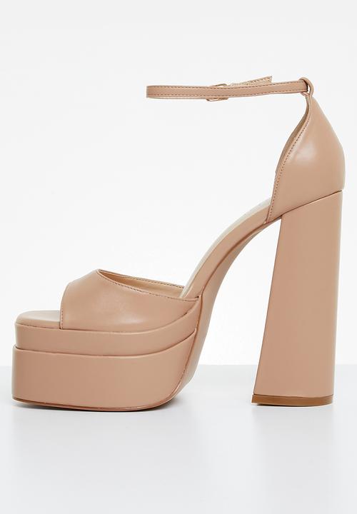SIMMI London - Robin-4 platform block heel - neutral