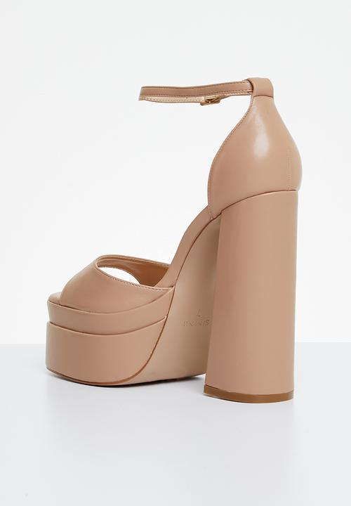 SIMMI London - Robin-4 platform block heel - neutral