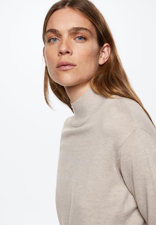 MANGO - Dress vieira - light pastel grey