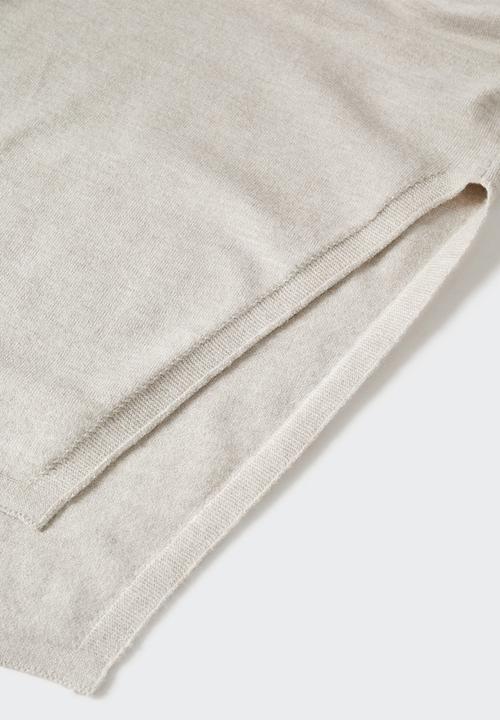 MANGO - Dress vieira - light pastel grey