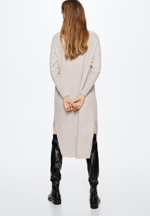 MANGO - Dress vieira - light pastel grey