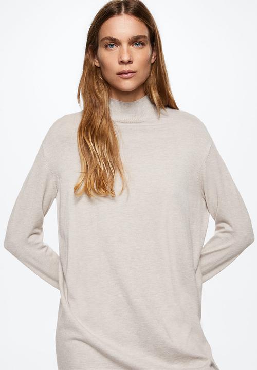 MANGO - Dress vieira - light pastel grey
