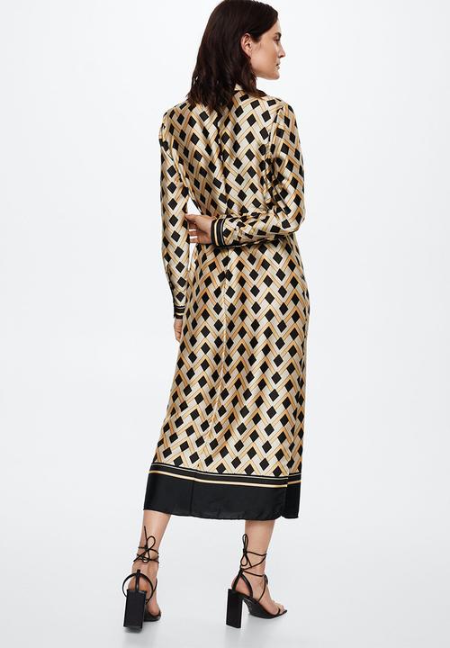 MANGO - Dress nieves - yellow