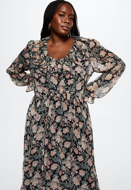 MANGO - Plus dress moka - pink