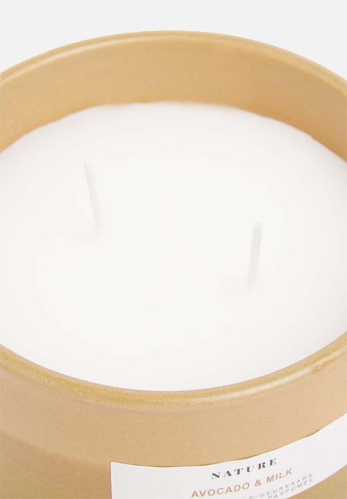 H&S - Scented candle in pot - brown