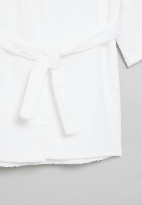 Pop Candy - Baby hooded gown - white