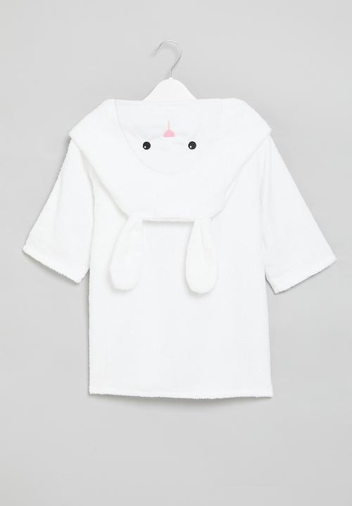 Pop Candy - Baby hooded gown - white