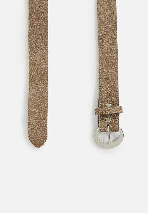 Superbalist - Chanele leather belt - stone