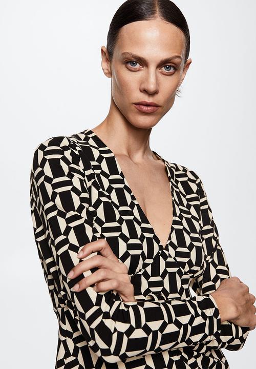 MANGO - Dress palas - black