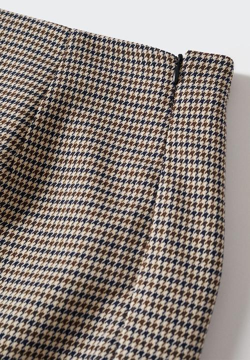 MANGO - Skirt charlott - brown
