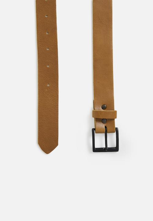 Superbalist - Calem leather belt - tan