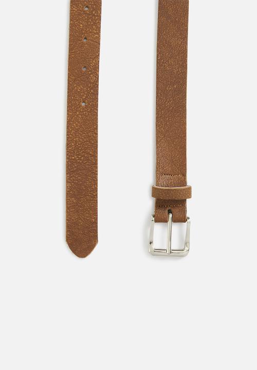 Superbalist - Ken leather belt - brown