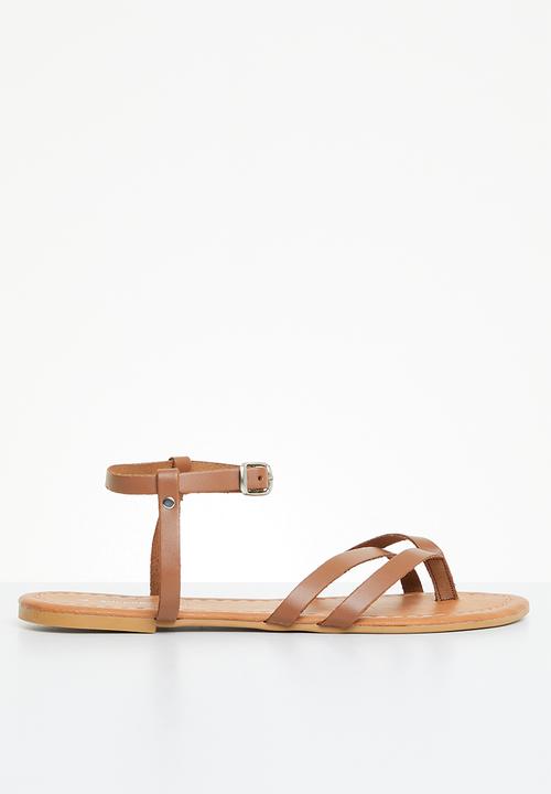 Superbalist - Clara toe post sandal - tan