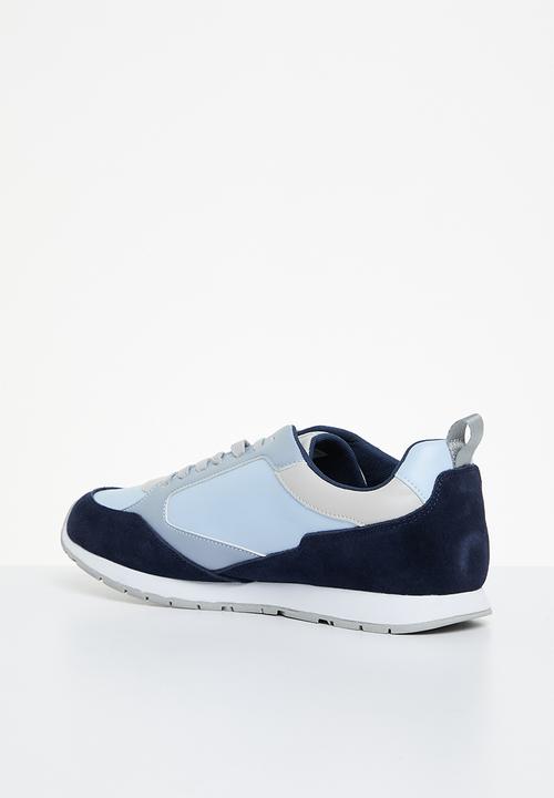 POLO - Colour block athleisure runner - blue