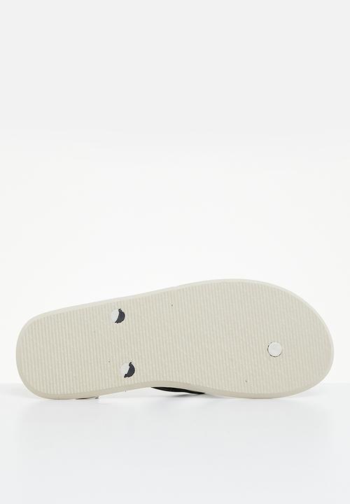 POLO - Plain flip flop - black