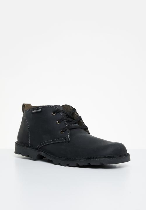 Grasshoppers - Griffin leather hiking boot - black & grey