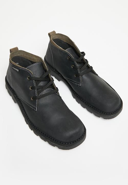 Grasshoppers - Griffin leather hiking boot - black & grey
